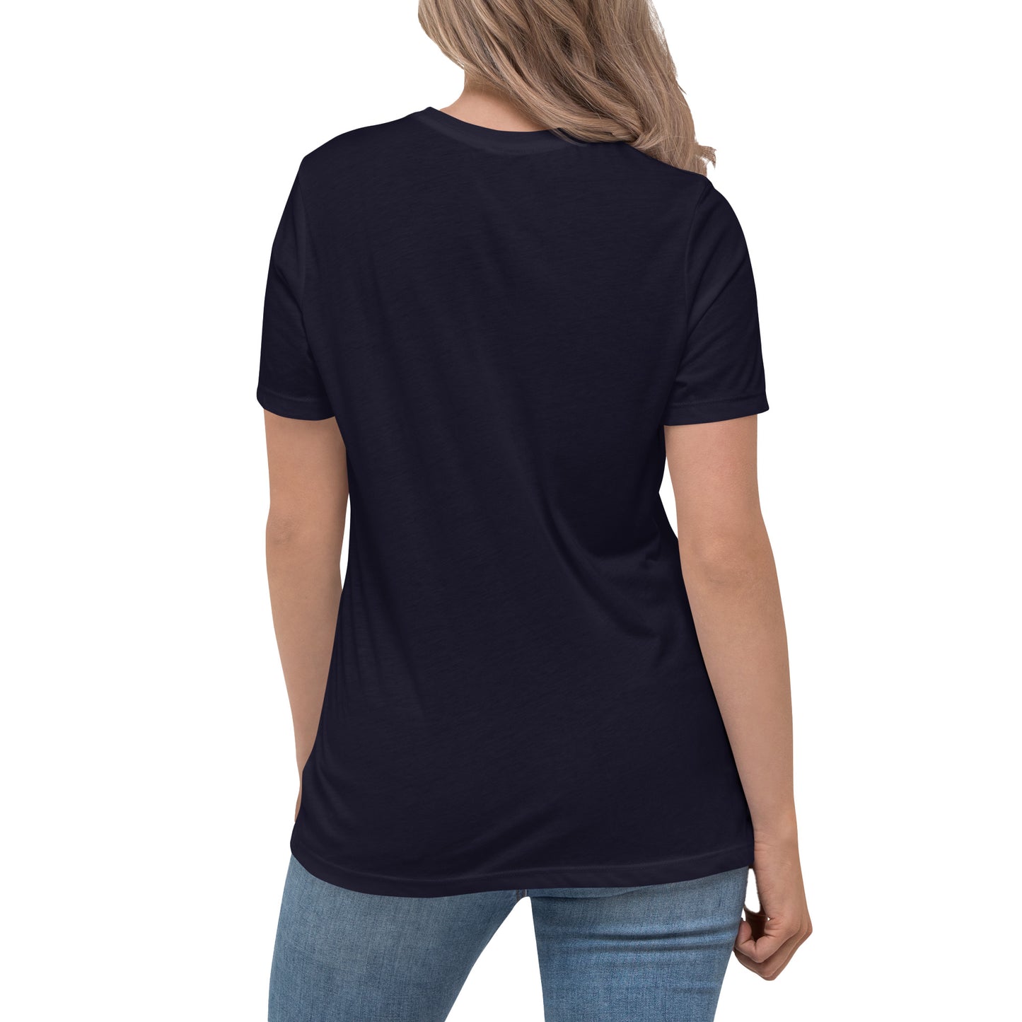 Trust God Women's Relaxed Fit Tee, Navy