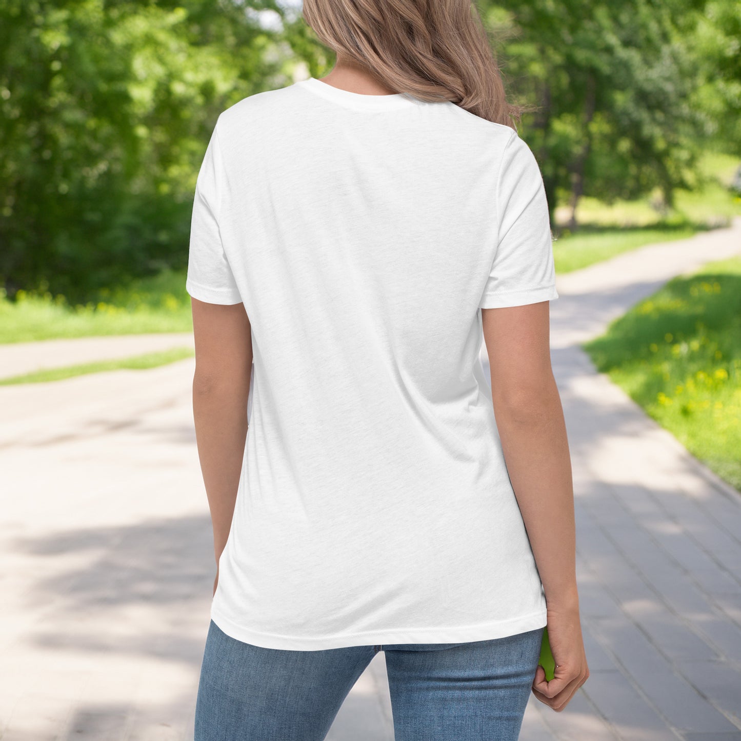 Trust God Women's Relaxed Fit Tee, White