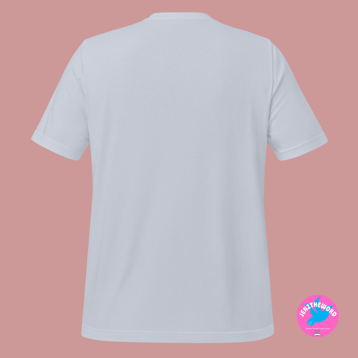 Light Blue Christian unisex t-shirt for teens, men and women be not afraid