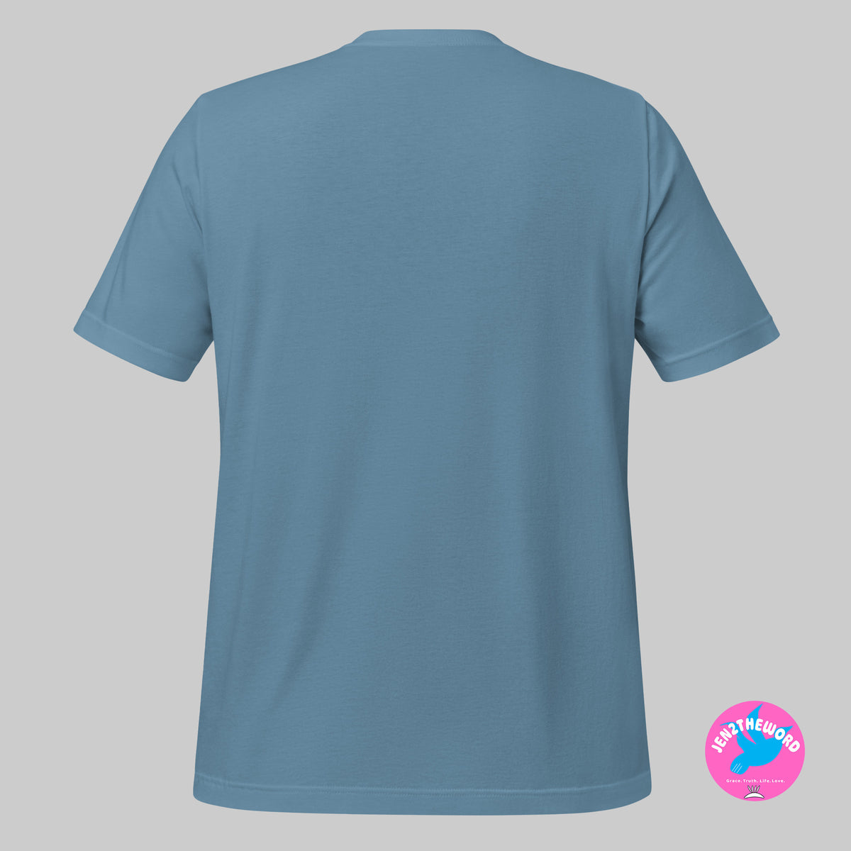 Steel Blue Christian unisex t-shirt for teens, men and women be not afraid